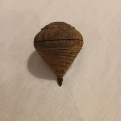 Trottola vintage in legno - Immagine 1 di 3