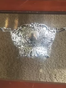 Ludwig Neresheimer 13 Loth Silver Ornate Floral Bowl 1890s .8125 Silver - Picture 1 of 4