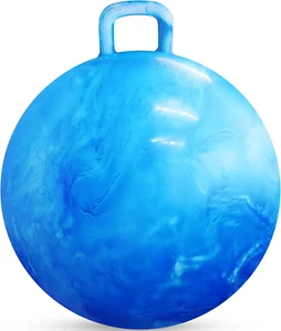 Hopper Ball with Handle for Kids 20-Inch (50Cm) Bouncy Balls for Kids, Blue Jump - Picture 1 of 12
