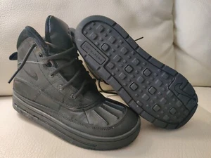 Nike Woodside 2 ACG Boots 3Y size high tops laced Triple black 524873-004 - Picture 1 of 12