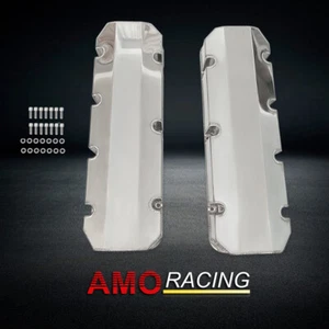 Tall Fabricated Aluminum Valve Covers Fit Chevy Big Block BBC 396 427 454 502 - Bild 1 von 5