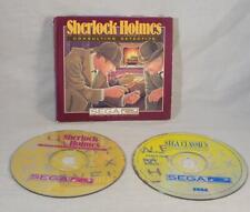 Vintage 1992 Sega CD Classics Shinobi Golden Axe Columns Sherlock Holmes Games