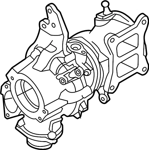 Genuine Audi Q5 2.0L 2021-2022 Turbocharger 06N145702D OEM - Image 1 of 1