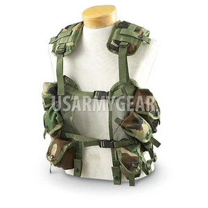 2 gilet tattici boschi esercito americano GI LBV Paintball Survivor - Foto 1 di 8