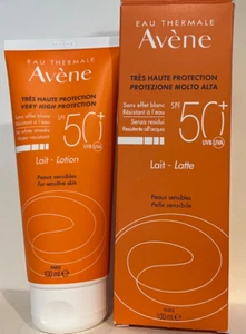 Avene Sun Care SPF 50+ High Protection Lotion 100ML Sensitive Skin Exp 10/2026 - Picture 1 of 3