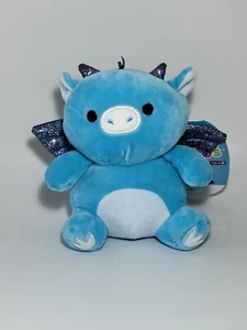 Malvavisco Squeeze Malvas Gris Dragón Azul Teal Peluche Brillo Ala 7" - Imagen 1 de 5