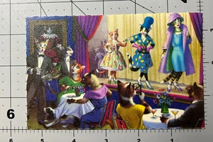 Alfred Mainzer Dressed Cats Fashion Show Postcard #4910 Unused - Picture 1 of 2