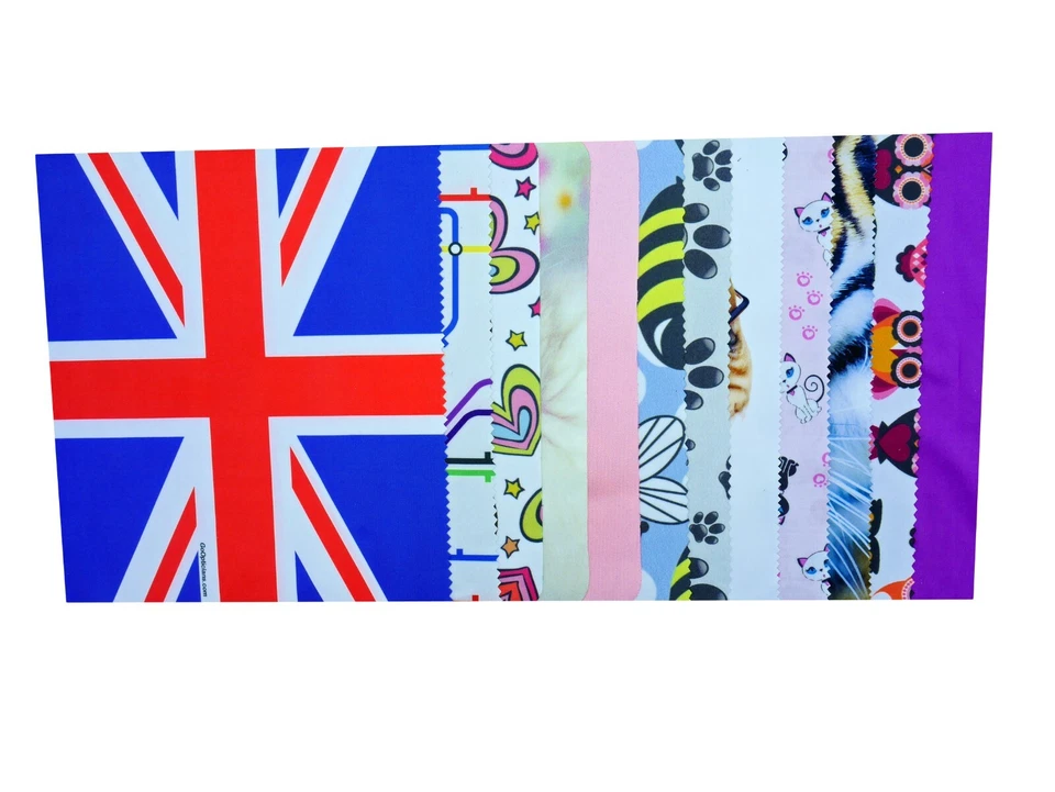 GOOPTICIANS Go Optical Pattern Microfiber Screen lens Phone Cleaning Cloths Microfibre