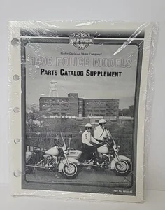 1996 Harley Davidson Police Models Parts Catalog Supplement 99545-96 - Picture 1 of 2