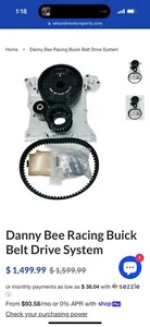Danny Bee Racing Buick Belt Drive Timing Belt - Picture 1 of 1