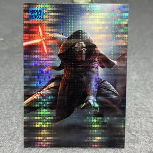 2024 Star Wars Galaxy Kylo Ren /199 Blue Pulsar Refractor - Picture 1 of 11