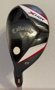 Callaway X-Hot Pro 23° Hybrid Stiff Project X 6.0 Graphite Golf Club Men's Left - Picture 1 of 7