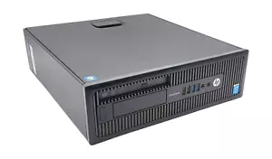 HP EliteDesk 800 G1 Desktop PC, Core i5 4th Gen, 8GB RAM, 128GB SSD, Windows 10 - Picture 1 of 6