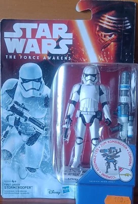 FIRST ORDER STORMTROOPER STAR WARS FORCE AWAKENS ACTION FIGURE HASBRO - Image 1 of 2