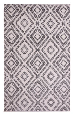 Geometric Diamond - 2'x4', Peach, Moroccan Transitional Area Rug - 516 - Image 1 of 4