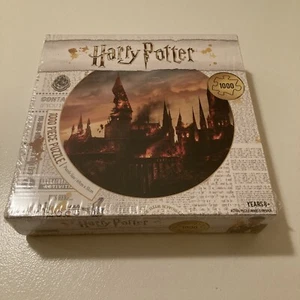 New Harry Potter 1000 Piece Puzzle Hogwarts On Fire Jigsaw Puzzle Factory Sealed - Picture 1 of 5