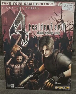 Resident Evil 4 Official Strategy Guide with POSTER PS2 GC - Imagen 1 de 12
