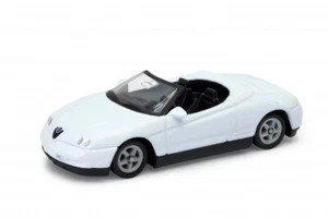 Welly Alfa Romeo Spider 916 White 1:60 1:64 Scales 3 Inch US IMPORT DUTIES PAID - Picture 1 of 1