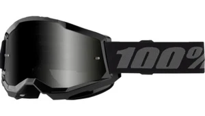 100% Strata 2 Black Sand Goggles - Smoke Lens 50030-00004 NEW - Bild 1 von 1
