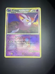 CROBAT 14/95 Unleashed LEAGUE PROMO Crosshatch Pokemon Card NM - Picture 1 of 3