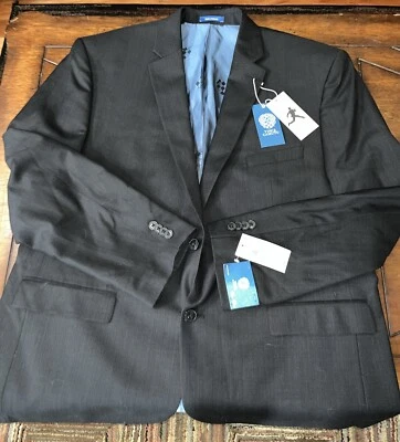 VINCE CAMUTO мужской черный шерсти REG FIT эластичной костюм Blazer Sport пальто куртка 46R - Изображение 1 из 4