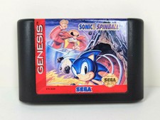 Sonic the Hedgehog Spinball Vtg Sega Genesis 1993 Cartridge Cart Only Video Game