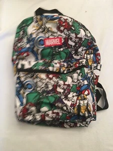 Bioworld Marvel Comics Avengers Comic Print 16" Backpack - Picture 1 of 8