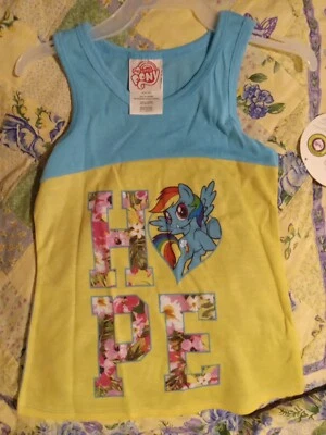 My Little Pony Rainbow Dash Girl Shirt Top M (7/8) - Image 1 of 4