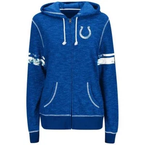 $ 72 Indianapolis Colts DAMEN MAJESTÄTISCHES SPORTLICHES TRADITION HOODIE SWEATSHIRT NEU MIT ETIKETT - Bild 1 von 6