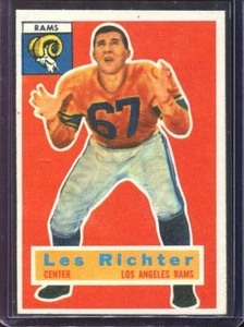 1956 Topps Football # 30 Les Richter "HOF" NM Near Mint - Picture 1 of 2
