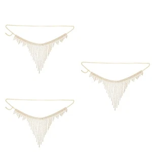3 Stück Taillenkette Schmuck Bauchketten für Damen Dekoration Miss Bride - Bild 1 von 12