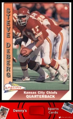 1991 Pacific #207 Steve DeBerg Kansas City Chiefs Football Card - Image 1 of 2