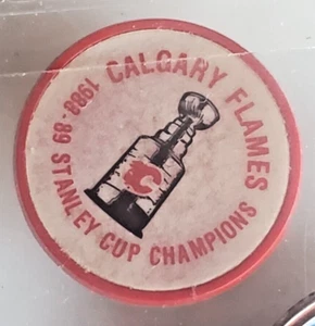 Calgary Flames Stanley Cup Championship Round Pin - Picture 1 of 1