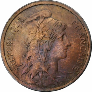 [#1284313] France, 2 Centimes, Daniel-Dupuis, 1903, Paris, Bronze, AU, Gadoury:1 - Picture 1 of 2