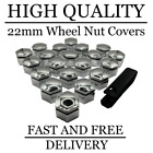 22mm Chrome Wheel Nut Bolt Covers x 20 For Hummer H2 (2002-10)