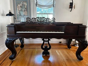 Antique 1840s Raven Bacon & Co Square Grand Piano - Picture 1 of 4
