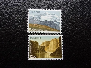 ISLANDE - timbre yvert/tellier n° 601 602 n** MNH (A65) - Picture 1 of 1