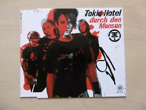 Tokio Hotel Autogramme signed CD-Cover "durch den Monsum" - Picture 1 of 1