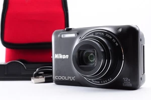 Nikon Coolpix S6600 Black Near Mint Compact Digital Camera Y3447 - Picture 1 of 20