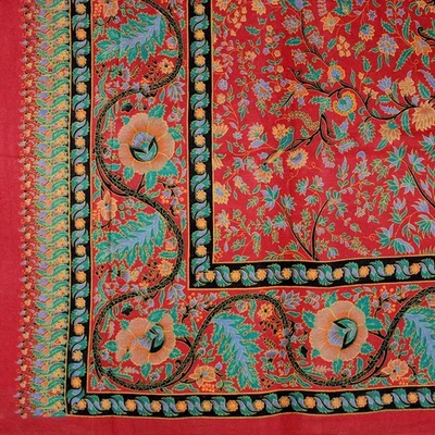 Cotton Tree of Life Tapestry Wall Hanging Floral Bed sheet thin lightweight B... - Image 1 of 4