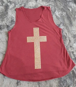 T-Shirt mit Metallnieten ,rot - Bild 1 von 2