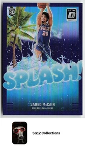 2024-25 Donruss Optic #3 Jared McCain Rookie Splash Insert Philadelphia 76ers - Picture 1 of 2