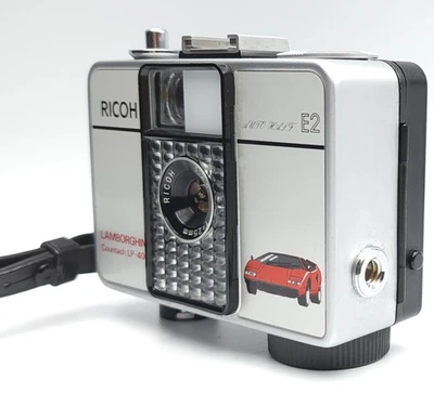 【¡Raro! 】Cámara de película Ricoh Auto Half E2 LAMBORGHINI Countach LP400 de JAPÓN Foto 1 de 4