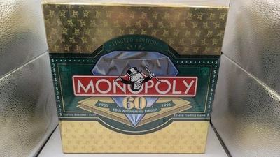 Monopoly 60th Anniversary Board Game (Limited Edition) factory sealed - Image 1 of 3