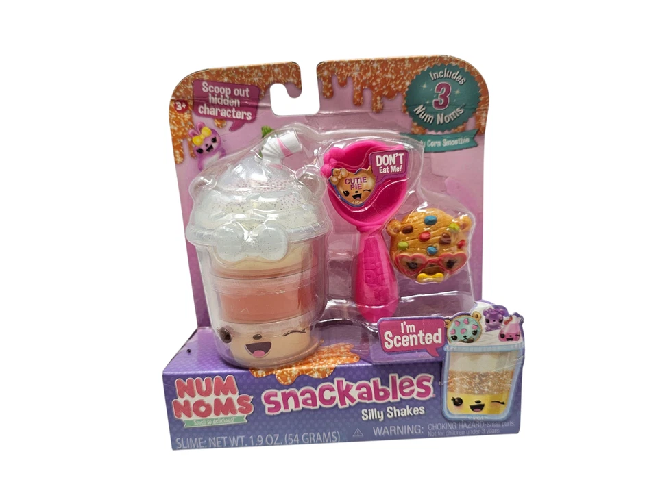 Nuevo en caja Num Noms Snackables Silly Shakes caramelo maíz batido perfumado Foto 1 de 3