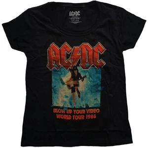 AC/DC Frauenshirt schwarz Blow up your Video Merchandise  - Bild 1 von 8