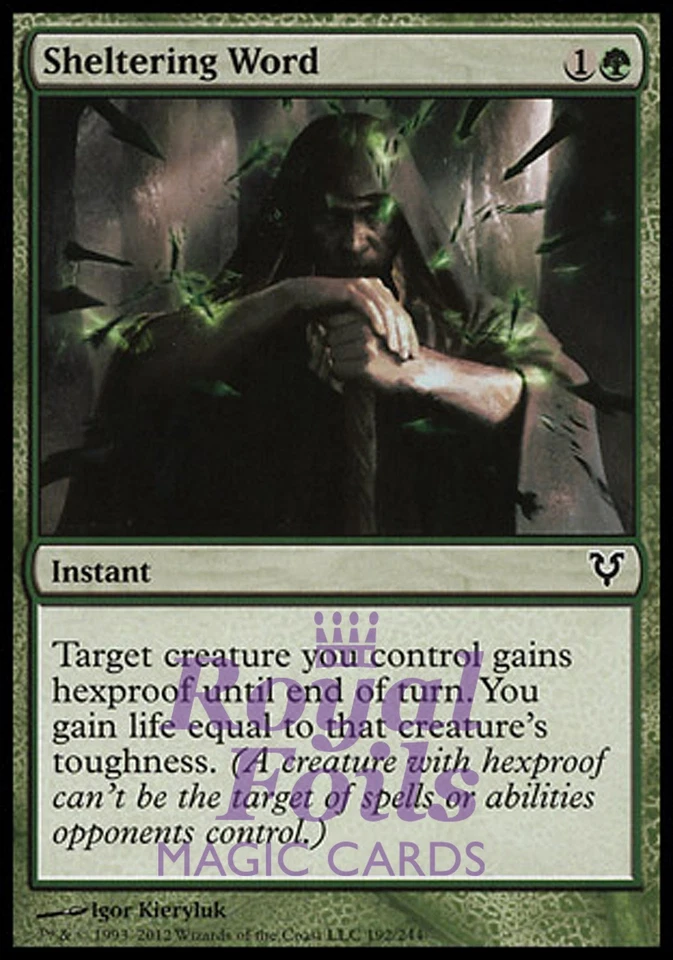 Sheltering Word 1x FOIL AVR MTG Avacyn Restored Common MINT green - Image 1 of 1