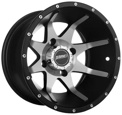 Sedona Storm Wheel - 12x7 - 4+3 Offset - 4/156 ATV/UTV Front/Rear A7627056-43S - Image 1 of 3