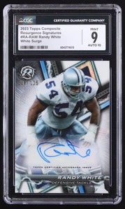 2023 Topps Composite Randy White Resurgegnce Signatures Auto #/125 CGC 9/10 - Bild 1 von 2