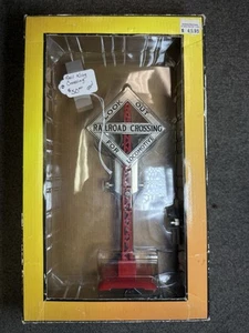 MTH, Rail King, O Gauge, 30-1077, Maroon 69N Warning Bell Signal - Picture 1 of 3